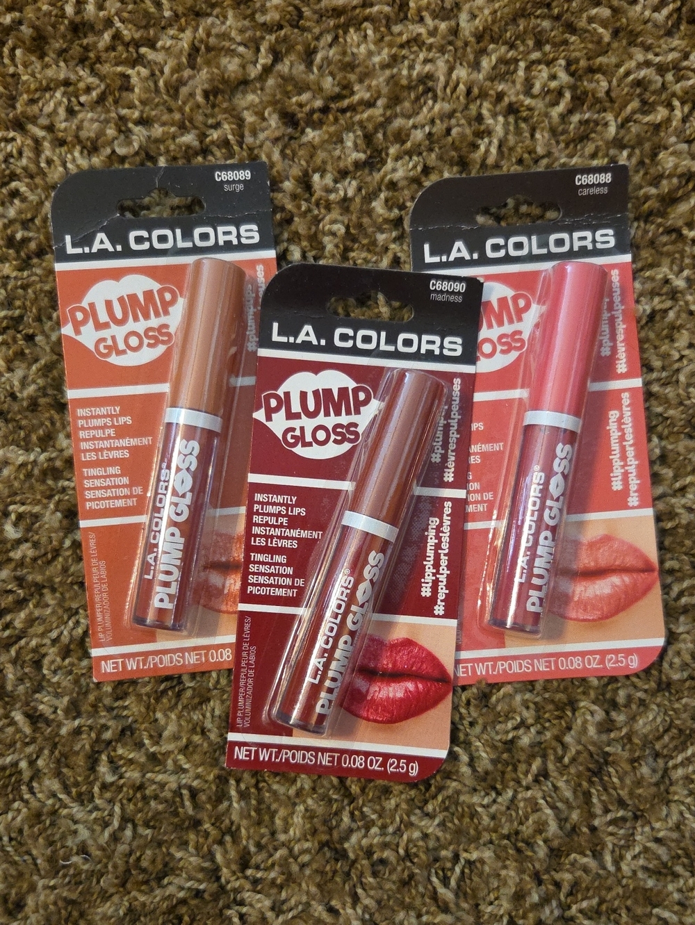 L.A. Colors Plump Gloss Trio